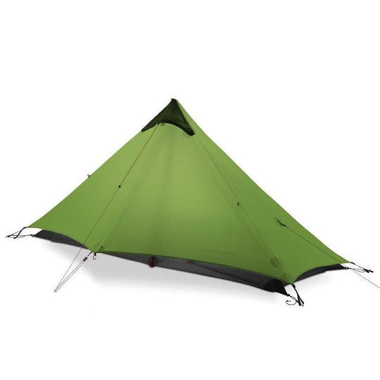 Green 1P 3 Season / China LanShan 2 3F UL GEAR 2 Person 1 Person Outdoor Ultralight Camping Tent 3 Season 4 Season Professional 15D Silnylon Rodless Tent