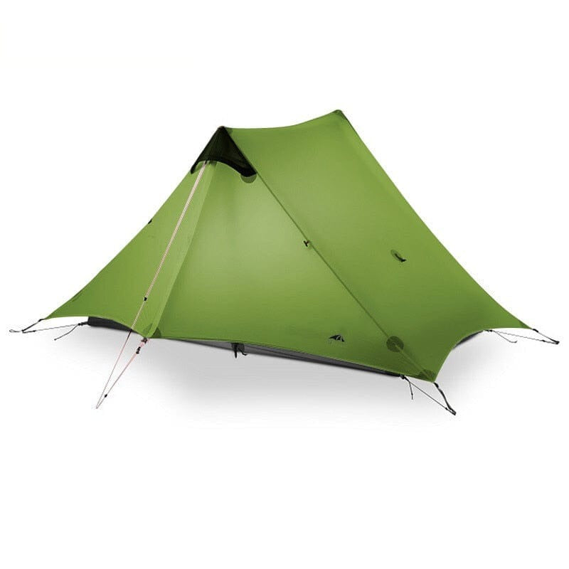 Green  2P 3 Season / China LanShan 2 3F UL GEAR 2 Person 1 Person Outdoor Ultralight Camping Tent 3 Season 4 Season Professional 15D Silnylon Rodless Tent