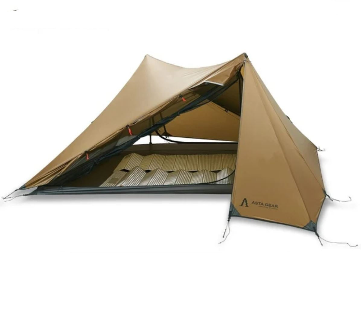 ASTA GEAR - Yun Chuan - Ultralight Rodless Double A Pyramid Tent – Gear Up
